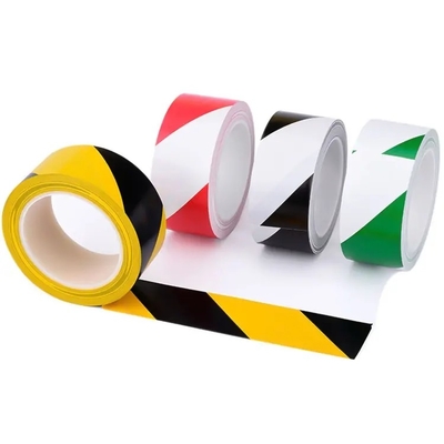 Băng đánh dấu sàn nhựa PVC Vinyl đôi màu đỏ trắng Băng sàn chịu lực an toàn