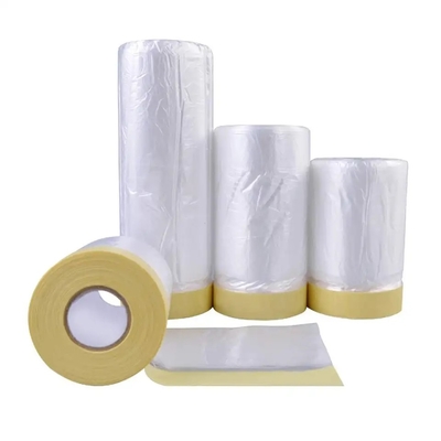 Màng nhựa PVC Pre Taped Masking Sử dụng màng nhựa bảo vệ ngoài trời trong nhà