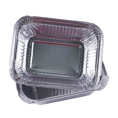 Hộp đựng thức ăn bằng nhôm nhỏ 260ml Nướng khay đựng thức ăn bằng nhôm dùng một lần có nắp
