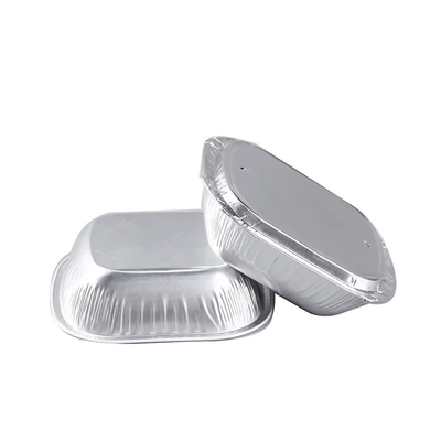 Hộp đựng thức ăn bằng nhôm 250ml Hộp đựng thức ăn dùng một lần trên máy bay có nắp đậy