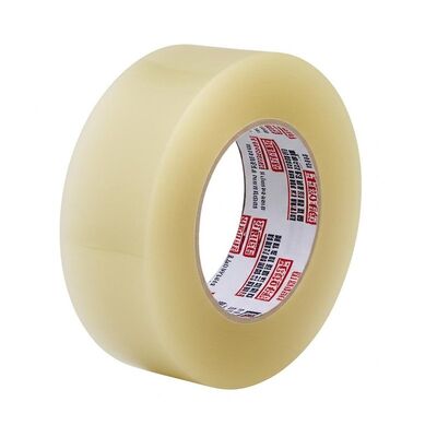 Băng keo đóng gói BOPP với độ dính 20-50g/25mm, chiều dài 50m, độ ồn thấp, dùng để niêm phong thùng carton chịu lực