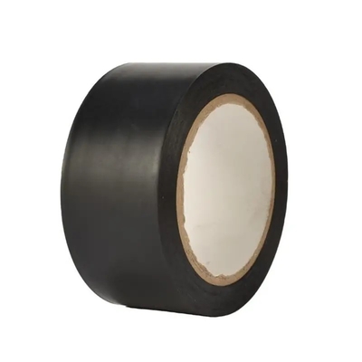 Băng đánh dấu sàn màu đen Biển báo an toàn PVC Băng đánh dấu cảnh báo Lõi giấy