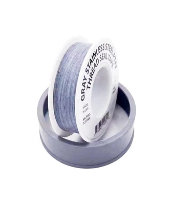 Màu xám 100% Teflon PTFE Băng niêm phong Băng keo Ptfe 19mm