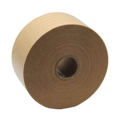Băng giấy kraft được kích hoạt bằng nước gia cường OEM với sợi nylon 5 sợi