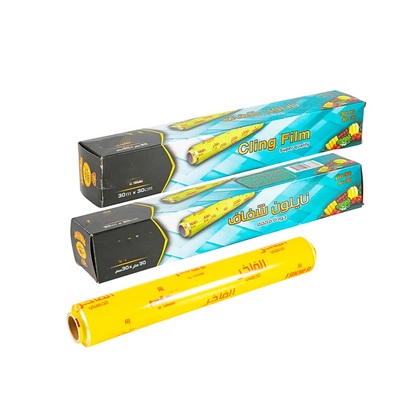 Bọc thực phẩm bằng nhựa PVC bọc thực phẩm tùy chỉnh rõ ràng với máy cắt thanh trượt