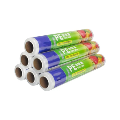 PE Eco Cling Film Điểm dừng chịu nhiệt độ cao Bọc nhựa căng Loại xé tay