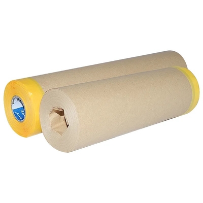 Bìa tranh tự động có thể phân hủy sinh học Giấy kraft được dán sẵn phim Mặt nạ giấy cho sơn xe