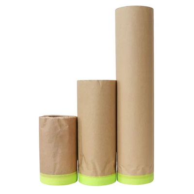 Chống nóng Vỏ xe Sơn Giấy màu nâu Băng keo giấy Kraft Sơn tự động Màng giấy bảo vệ