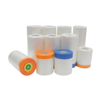 Màng nhựa PVC Pre Taped Masking Sử dụng màng nhựa bảo vệ ngoài trời trong nhà