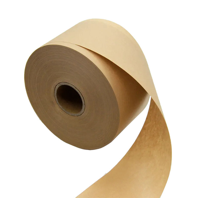 Băng giấy Kraft màu nâu không gia cố Thân thiện với môi trường Nước ướt được kích hoạt Băng keo giấy