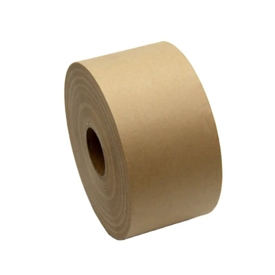 Băng giấy Kraft màu nâu không gia cố Thân thiện với môi trường Nước ướt được kích hoạt Băng keo giấy