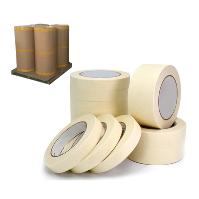 Cao su Acrylic Crepe Masking Tape Jumbo Rolls Masking Tape Film