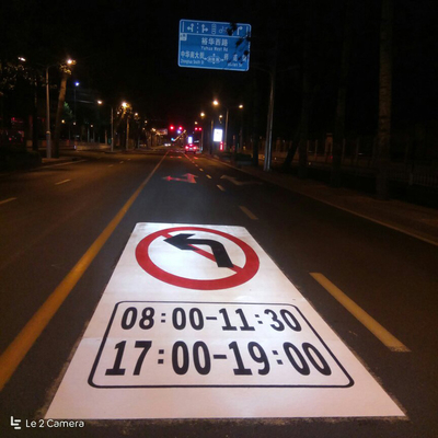 Băng đánh dấu vạch nhựa nhiệt dẻo vỉa hè Băng vạch vạch bãi đậu xe được hình thành sẵn đầy màu sắc