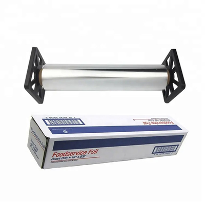 Bạc gia dụng Extra Heavy Duty Cuộn lá nhôm với máy cắt răng cưa