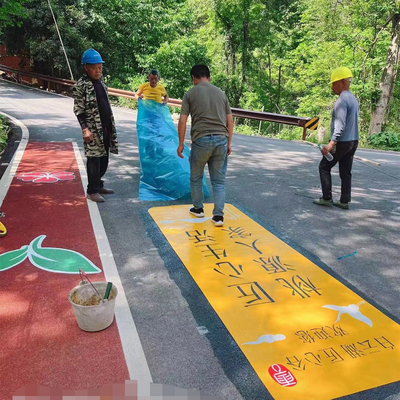 Băng keo đánh dấu mặt đường chống vết bẩn vĩnh viễn Hạt băng sọc tạm thời