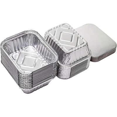 Hộp đựng thực phẩm bằng nhôm cấp thực phẩm Hộp đựng thực phẩm Takeaway Đóng gói thực phẩm Khay nhôm có nắp đậy