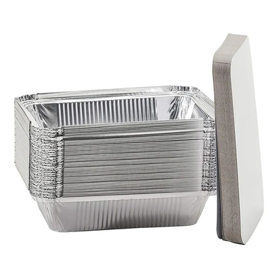 F4 83185 Hộp đựng giấy bạc dùng một lần có nắp đậy 1750ml Giấy nhôm hình chữ nhật