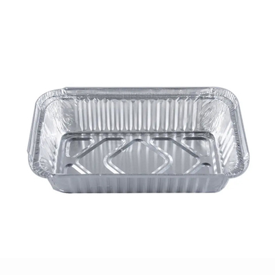 Hộp đựng thức ăn bằng nhôm lá mỏng 550ml Hộp đựng thực phẩm mang đi Hộp nhôm dùng một lần có nắp