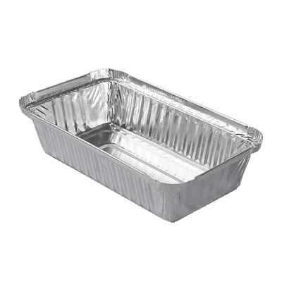 Hộp đựng thức ăn bằng nhôm lá mỏng 550ml Hộp đựng thực phẩm mang đi Hộp nhôm dùng một lần có nắp
