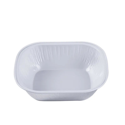 Hộp đựng thức ăn bằng nhôm 250ml Hộp đựng thức ăn dùng một lần trên máy bay có nắp đậy