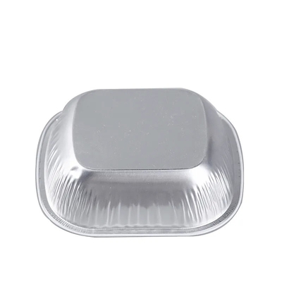 Hộp đựng thức ăn bằng nhôm 250ml Hộp đựng thức ăn dùng một lần trên máy bay có nắp đậy