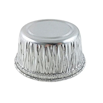 Hộp đựng thức ăn bằng nhôm tròn Take Away 130ml Cốc Ramekins dùng một lần
