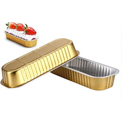 200ml Mini Loaf Nhôm Takeaway Box Baking Hộp đựng giấy bạc lớn